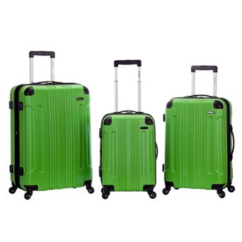Rockland 3 pc Hardside Spinner Matte Luggage Set