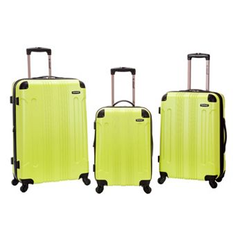 Rockland 3 pc Hardside Spinner Matte Luggage Set