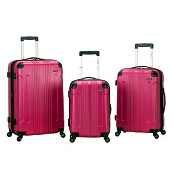 Rockland 3 pc Hardside Spinner Matte Luggage Set