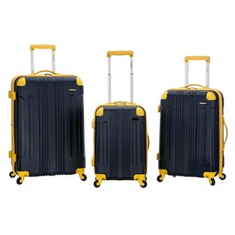 Rockland 3 pc Hardside Spinner Matte Luggage Set