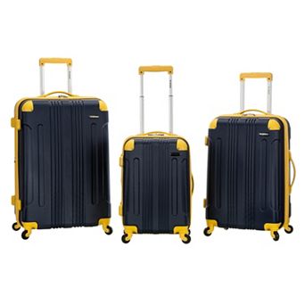 Rockland 3 pc Hardside Spinner Matte Luggage Set