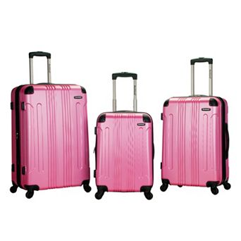 Rockland 3 pc Hardside Spinner Matte Luggage Set