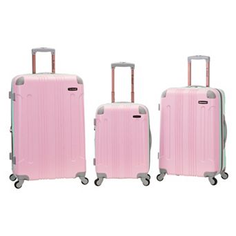 Rockland 3 pc Hardside Spinner Matte Luggage Set