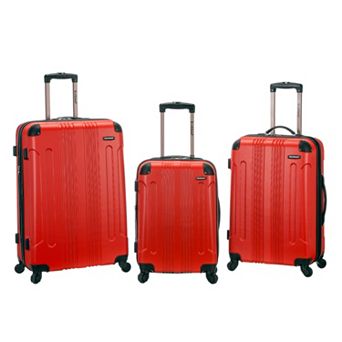 Rockland 3 pc Hardside Spinner Matte Luggage Set