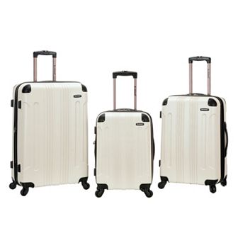 Rockland 3 pc Hardside Spinner Matte Luggage Set