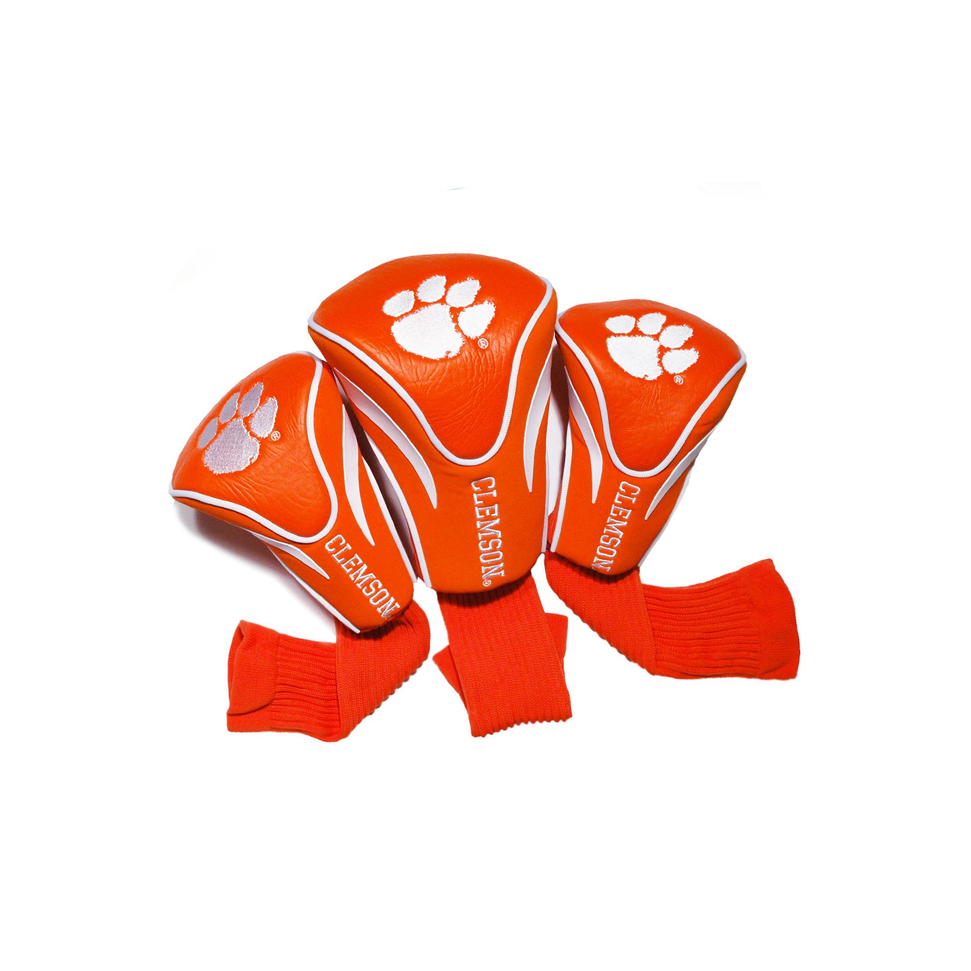 Team Golf Clemson Tigers 3-pc. Contour Head Cover Set