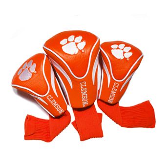 Team Golf Clemson Tigers 3 pc Contour Head Cover Set