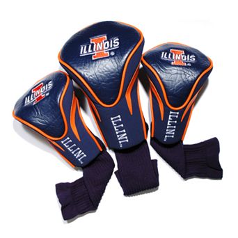 Team Golf Illinois Fighting Illini 3 pc Contour Head Cover Set