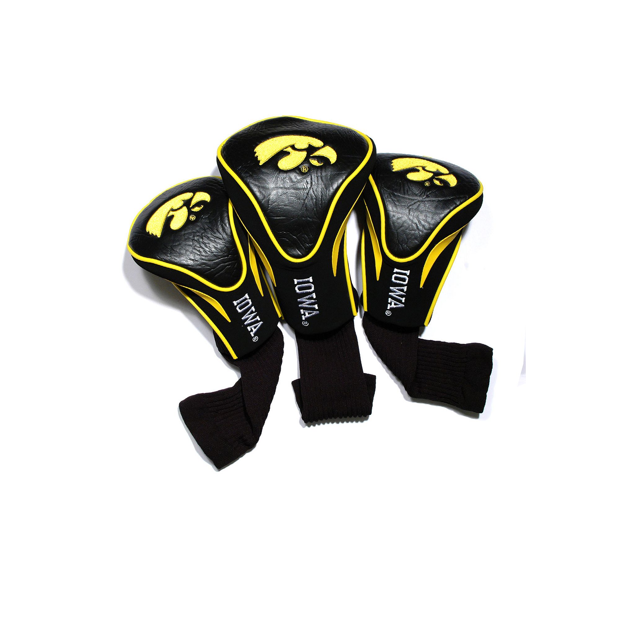 Team Golf Iowa Hawkeyes 3-pc. Contour Head Cover Set