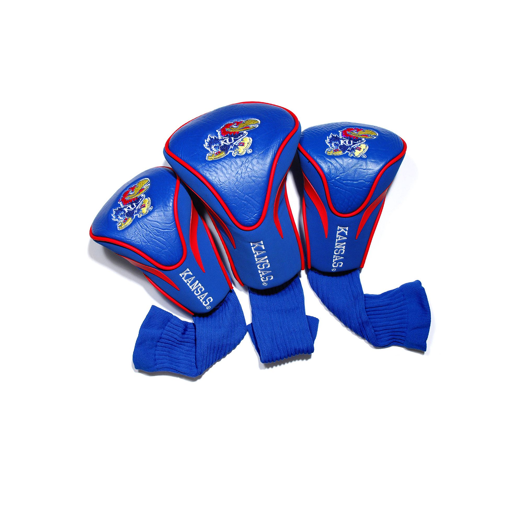 Team Golf Kansas Jayhawks 3-pc. Contour Head Cover Set