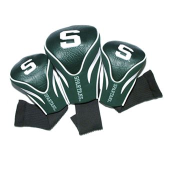 Team Golf Michigan State Spartans 3 pc Contour Head Cover Set