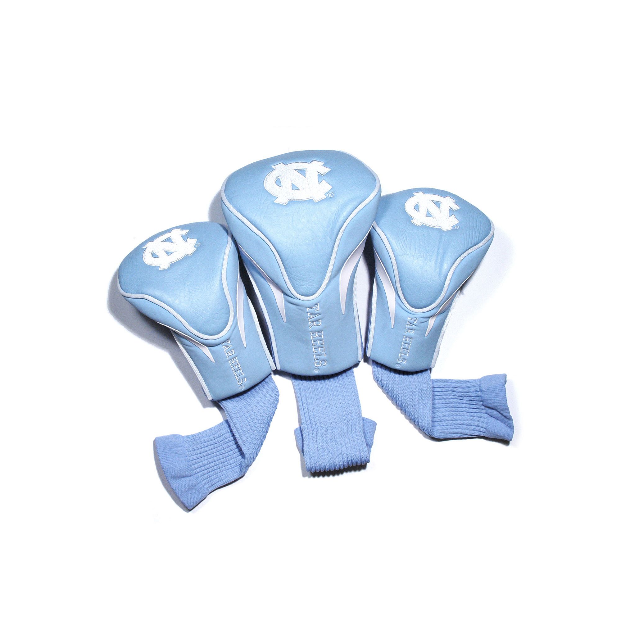 Team Golf North Carolina Tar Heels 3-pc. Contour Head Cover Set