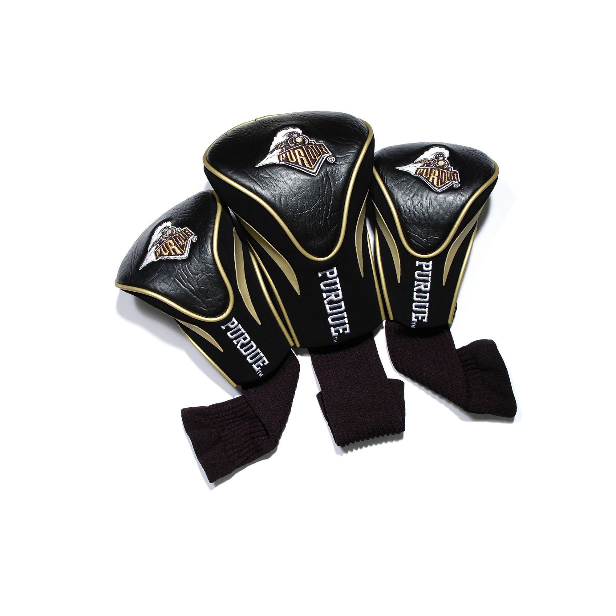Team Golf Purdue Boilermakers 3-pc. Contour Head Cover Set