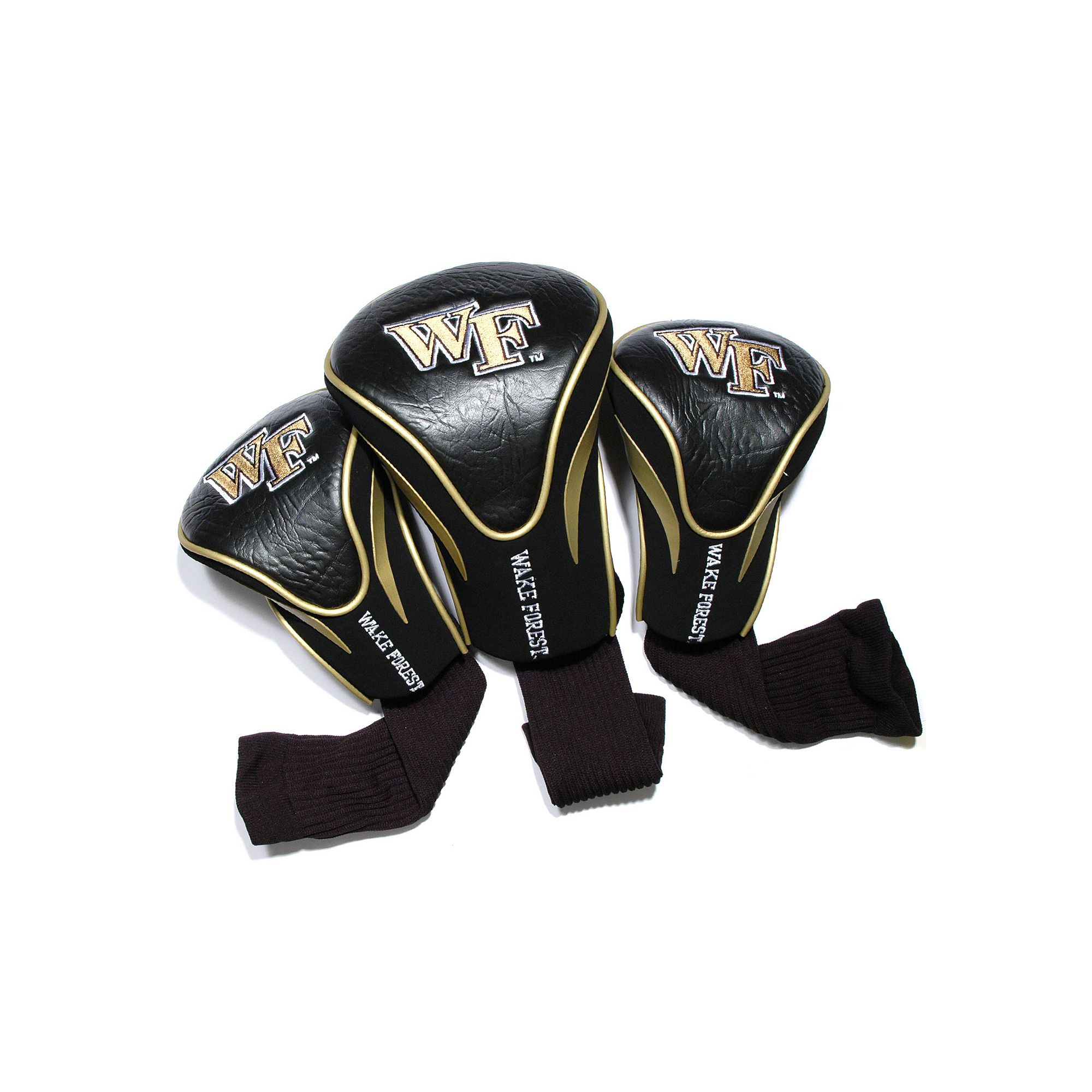 Team Golf Wake Forest Demon Deacons 3-pc. Contour Head Cover Set, Wfu Team