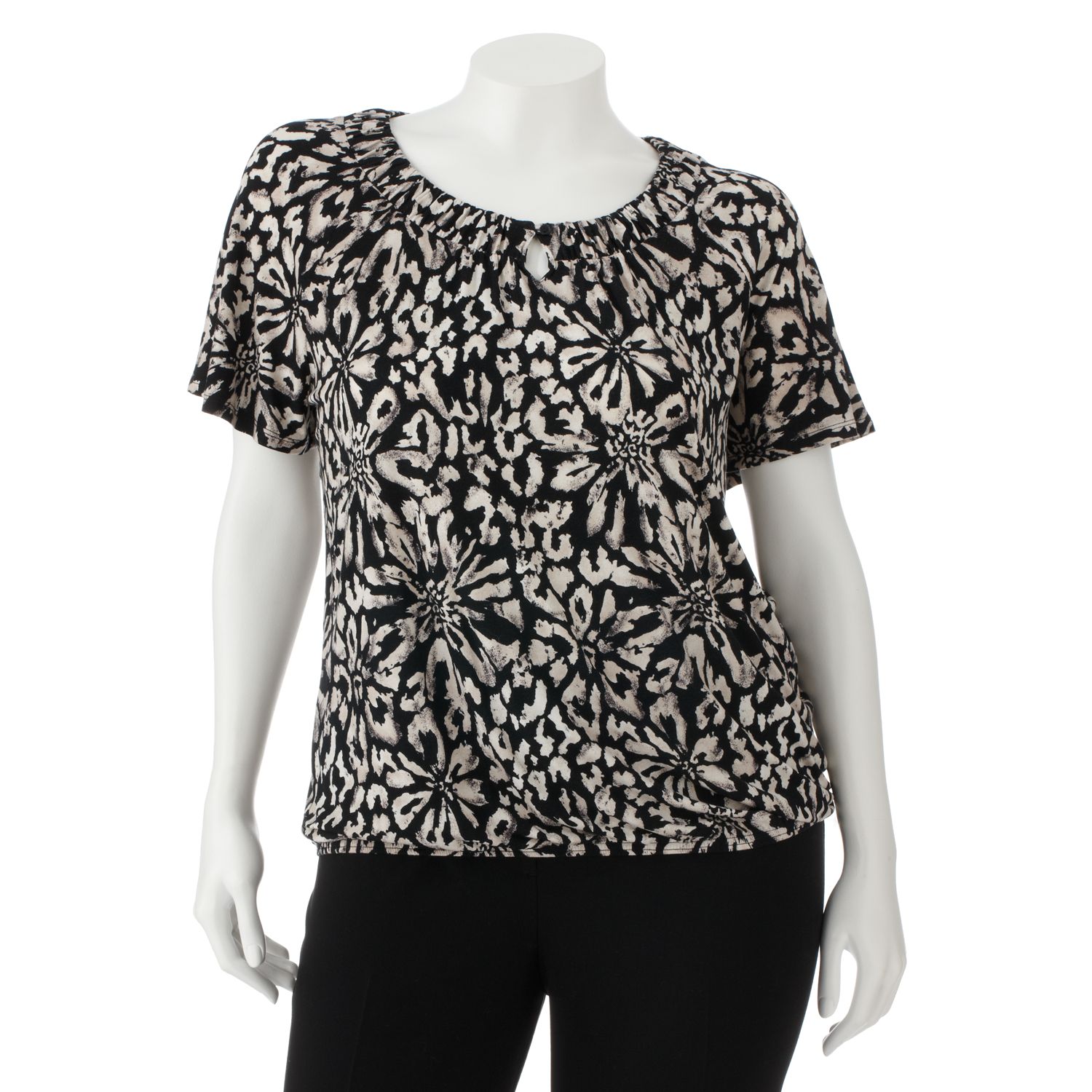 plus size tops at kohl's