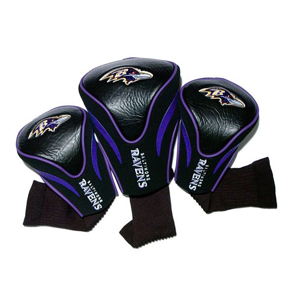 Team Golf Baltimore Ravens 3-pc. Contour Head Cover Set