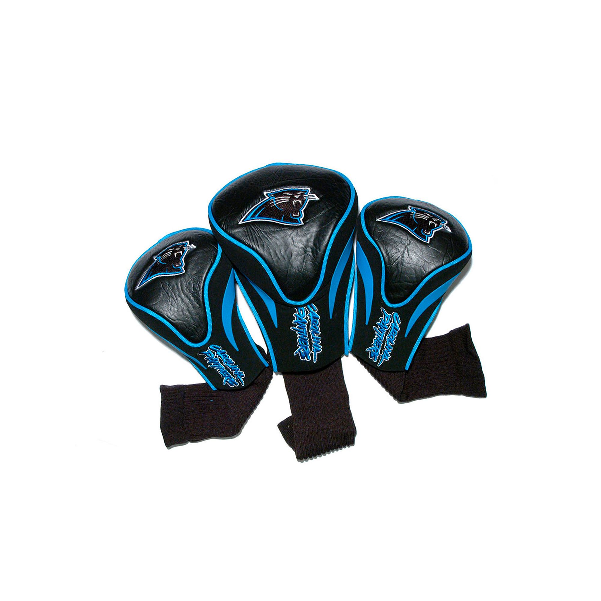 Team Golf Carolina Panthers 3-pc. Contour Head Cover Set