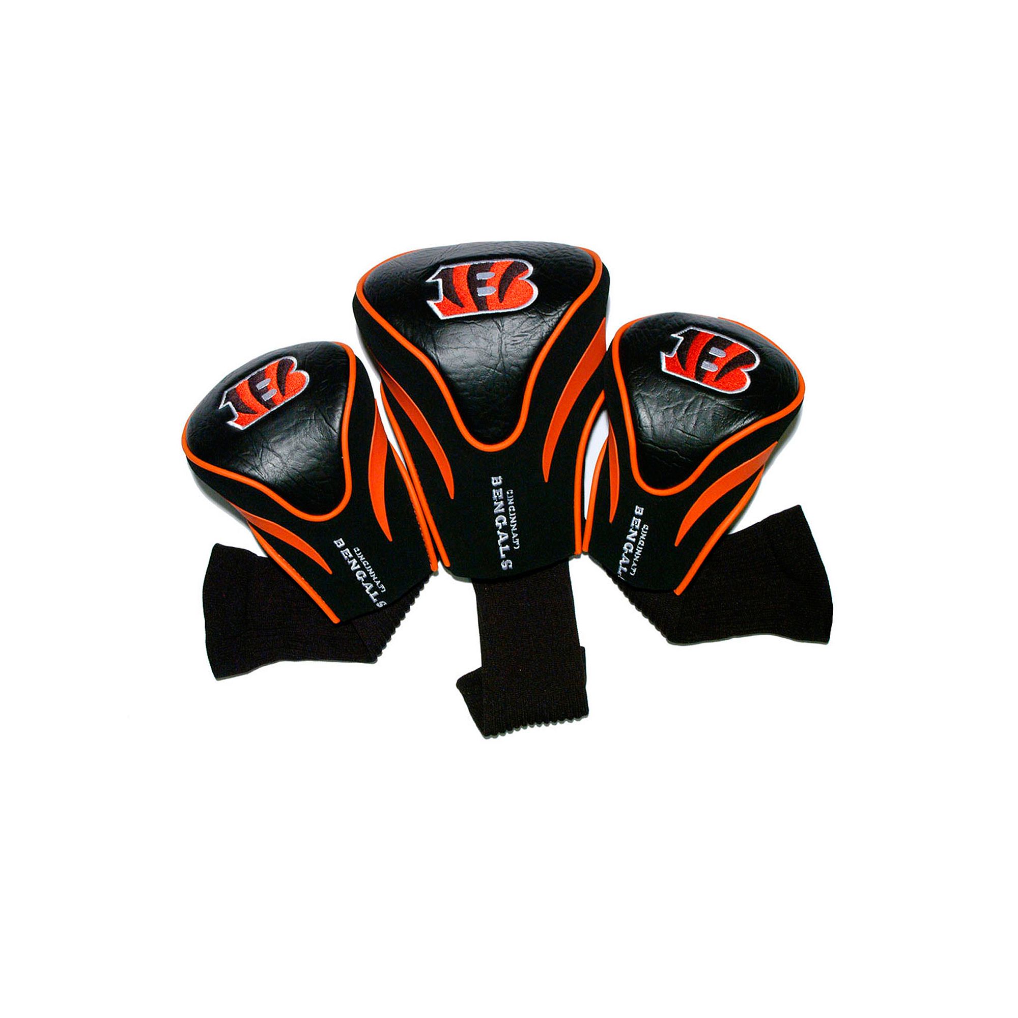 Team Golf Cincinnati Bengals 3-pc. Contour Head Cover Set