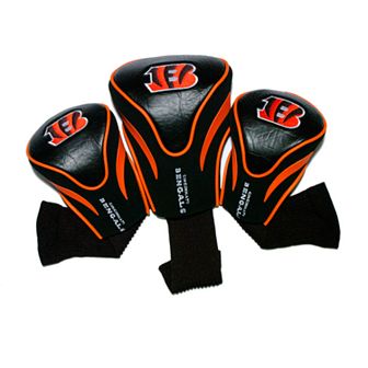 Team Golf Cincinnati Bengals 3 pc Contour Head Cover Set