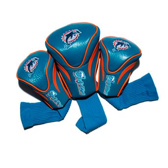Team Golf Miami Dolphins 3 pc Contour Head Cover Set