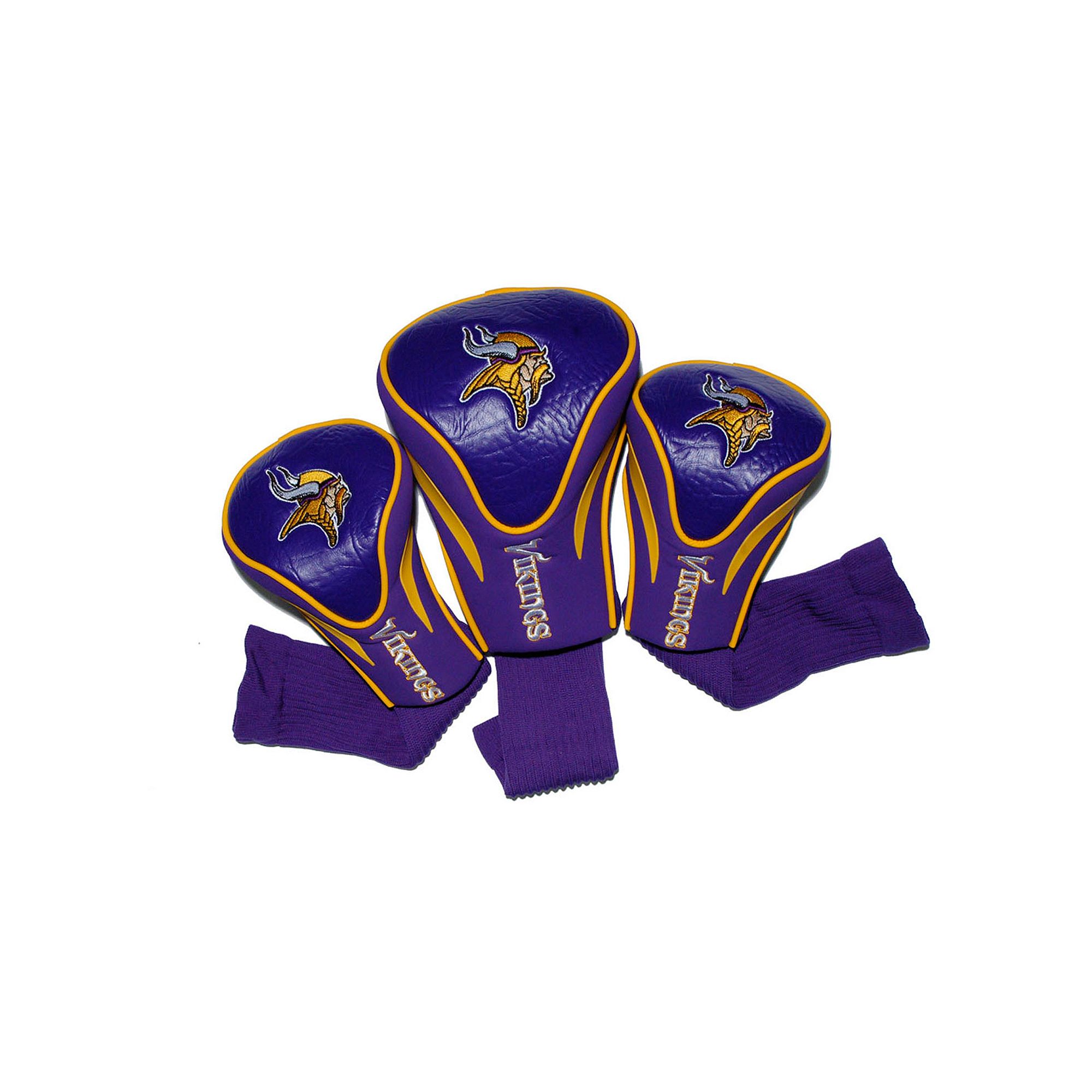 Team Golf Minnesota Vikings 3-pc. Contour Head Cover Set