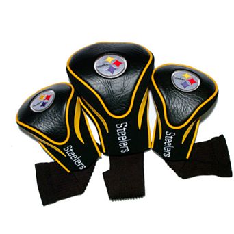 Team Golf Pittsburgh Steelers 3 pc Contour Head Cover Set