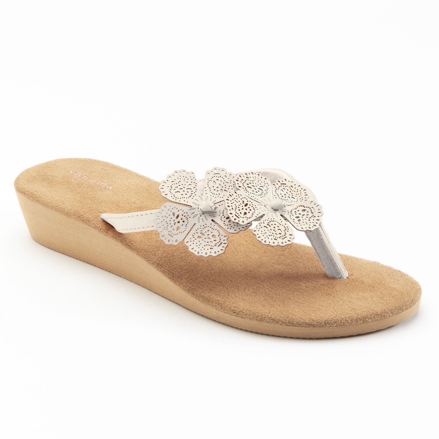 kohls wedge flip flops