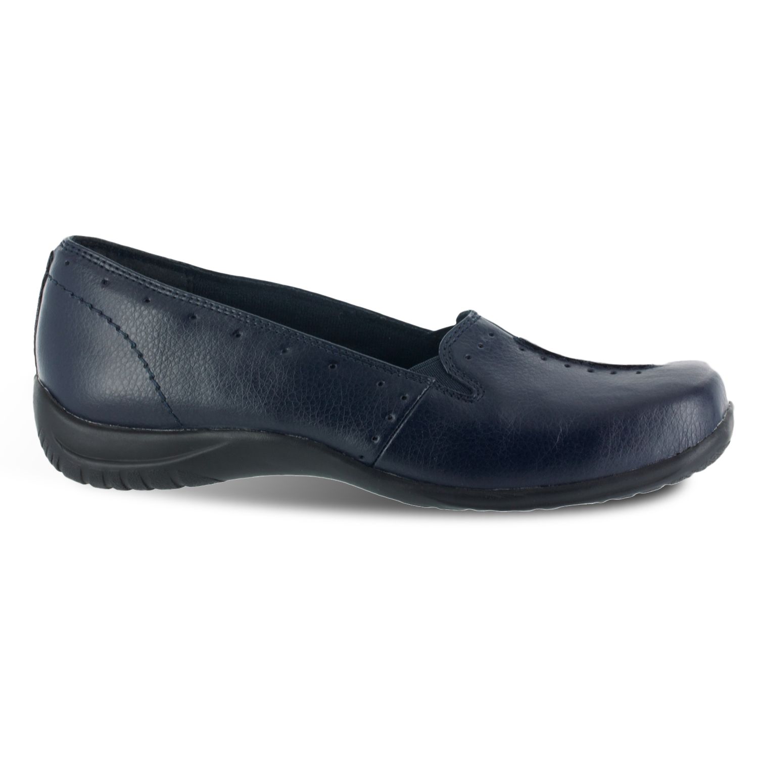 Easy Street Women's Purpose Slip-On Loafer - Synthetic Leather Casual Shoe, Closed Toe
