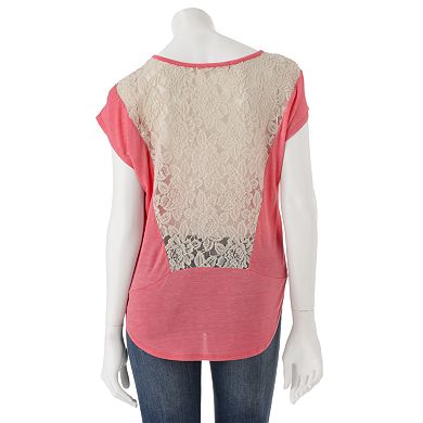 Rewind Lace Chiffon Top