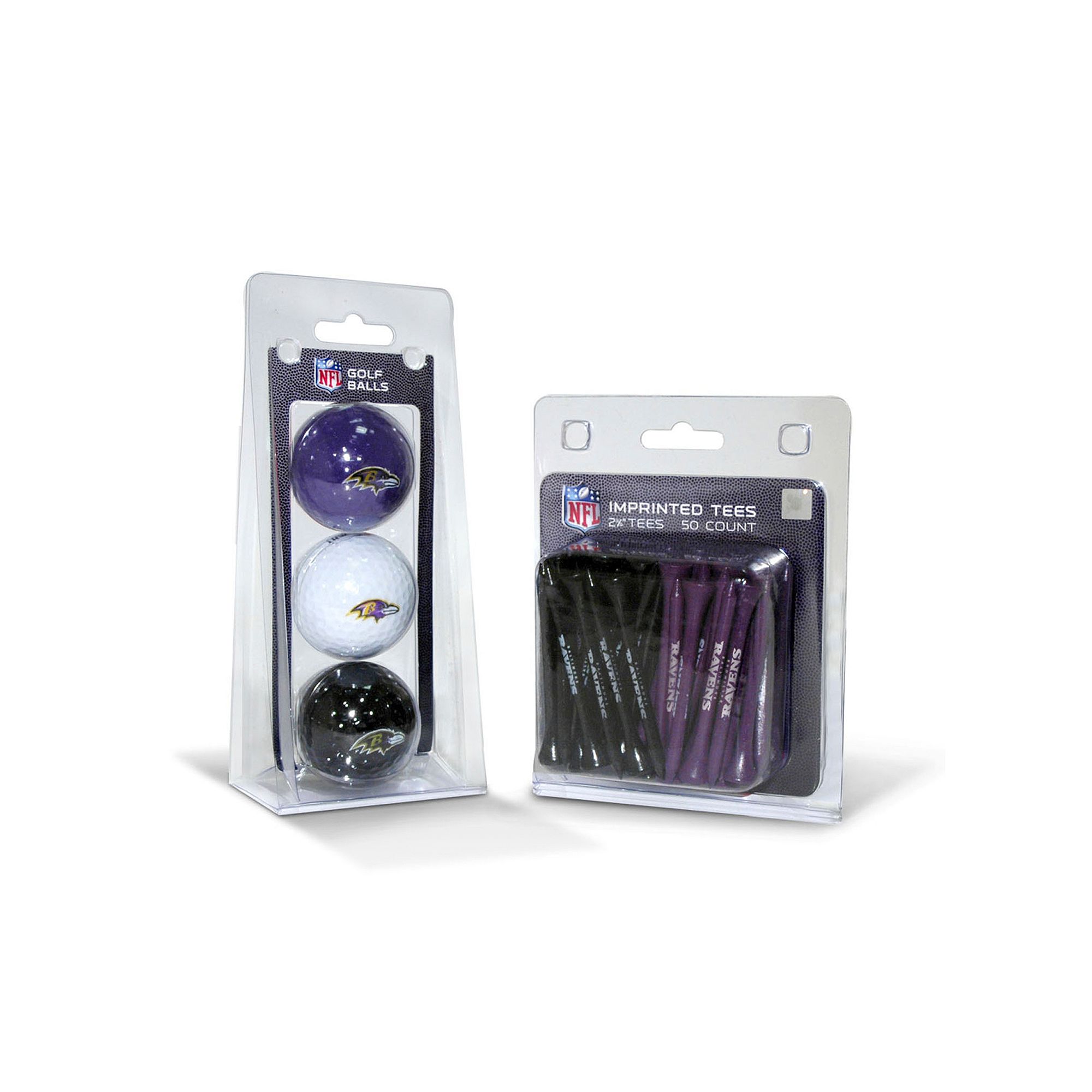 Team Golf Baltimore Ravens Ball & Tee Set