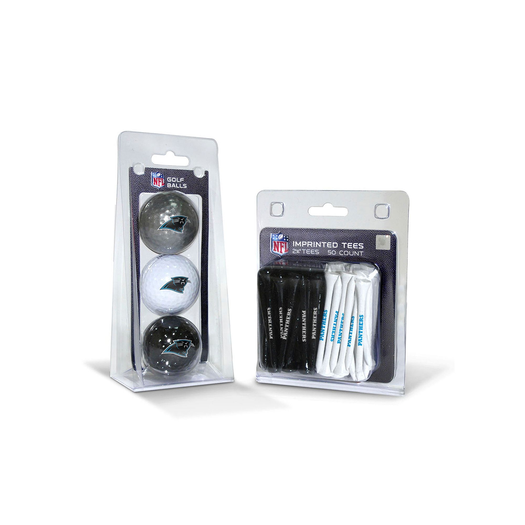 Team Golf Carolina Panthers Ball & Tee Set