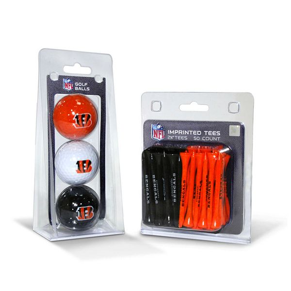 Team Golf Cincinnati Bengals Ball & Tee Set