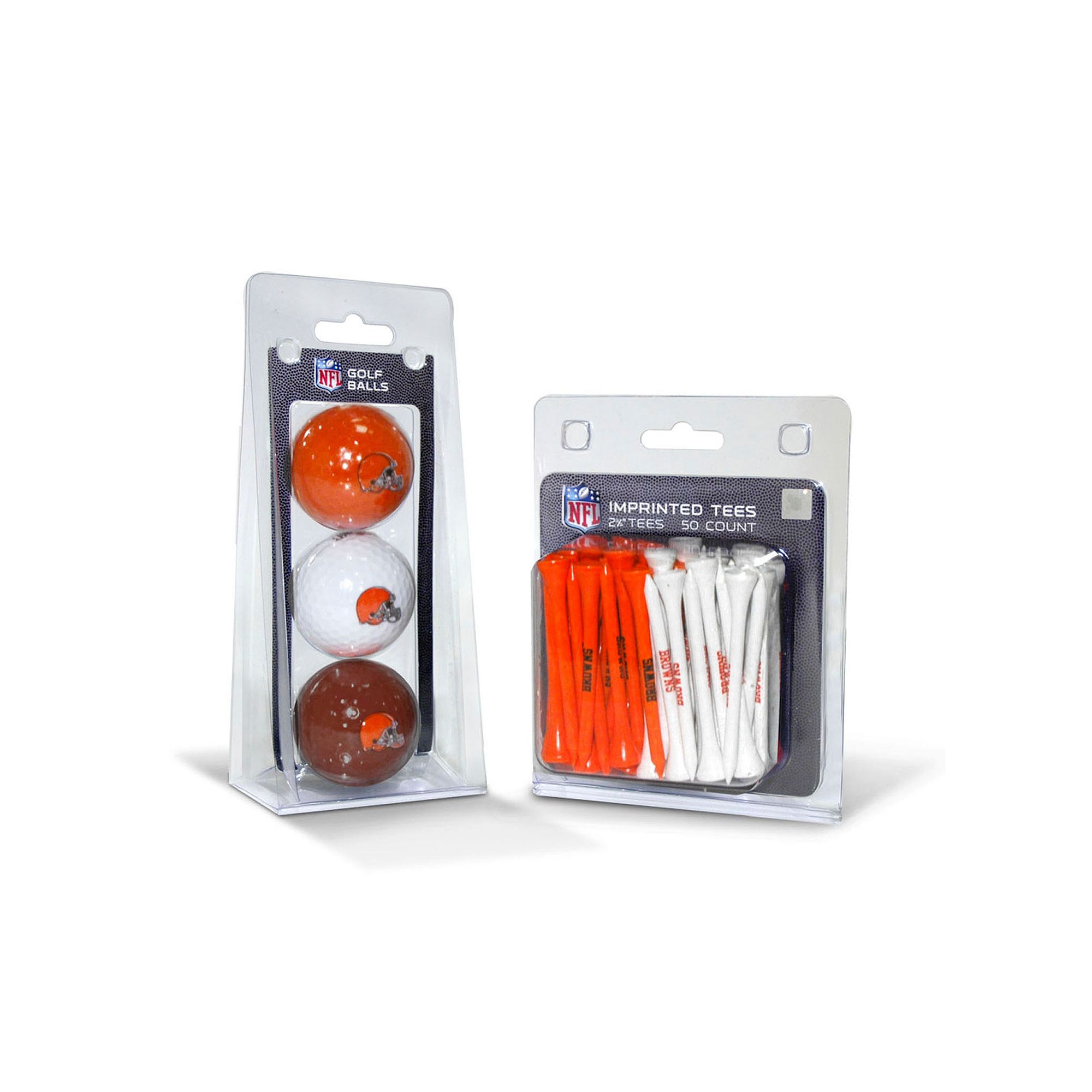 Team Golf Cleveland Browns Ball & Tee Set