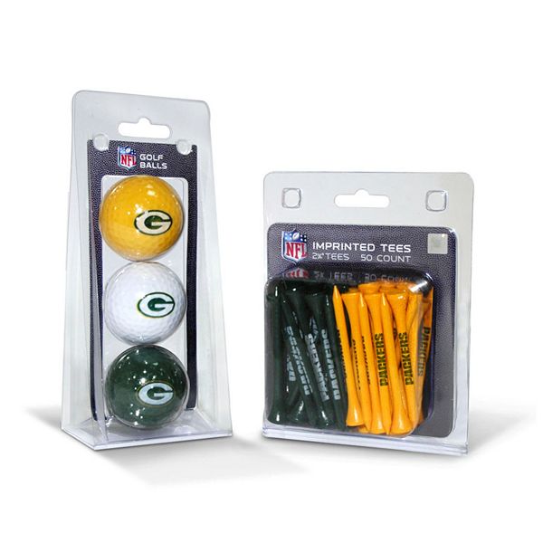 Team Golf Green Bay Packers Ball & Tee Set