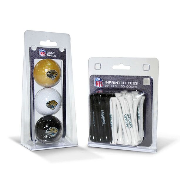 Team Golf Jacksonville Jaguars Ball & Tee Set