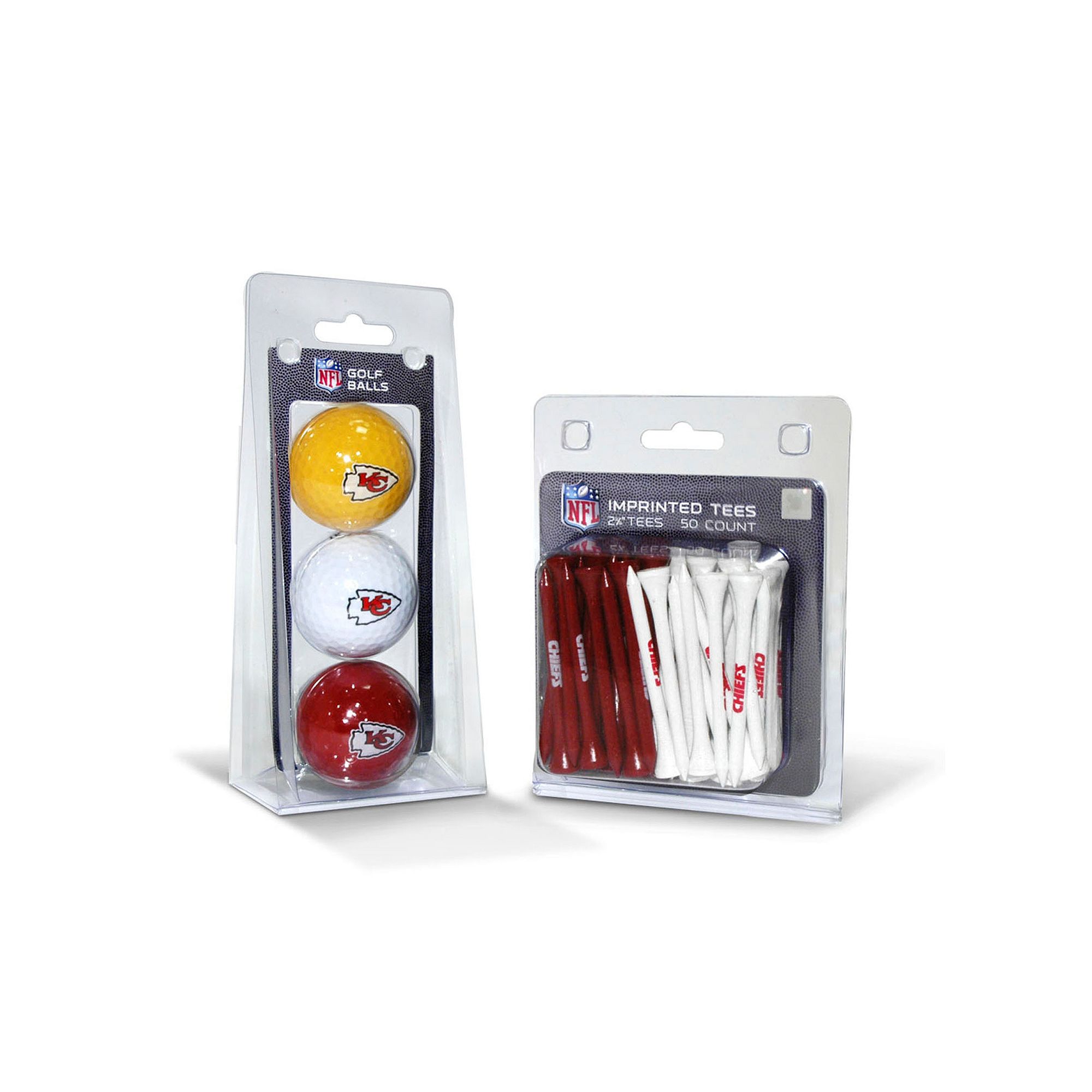 Team Golf Kansas City Chiefs Ball & Tee Set