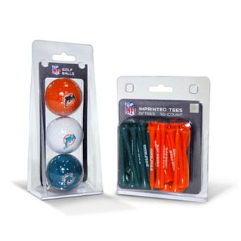 Team Golf Miami Dolphins Ball & Tee Set
