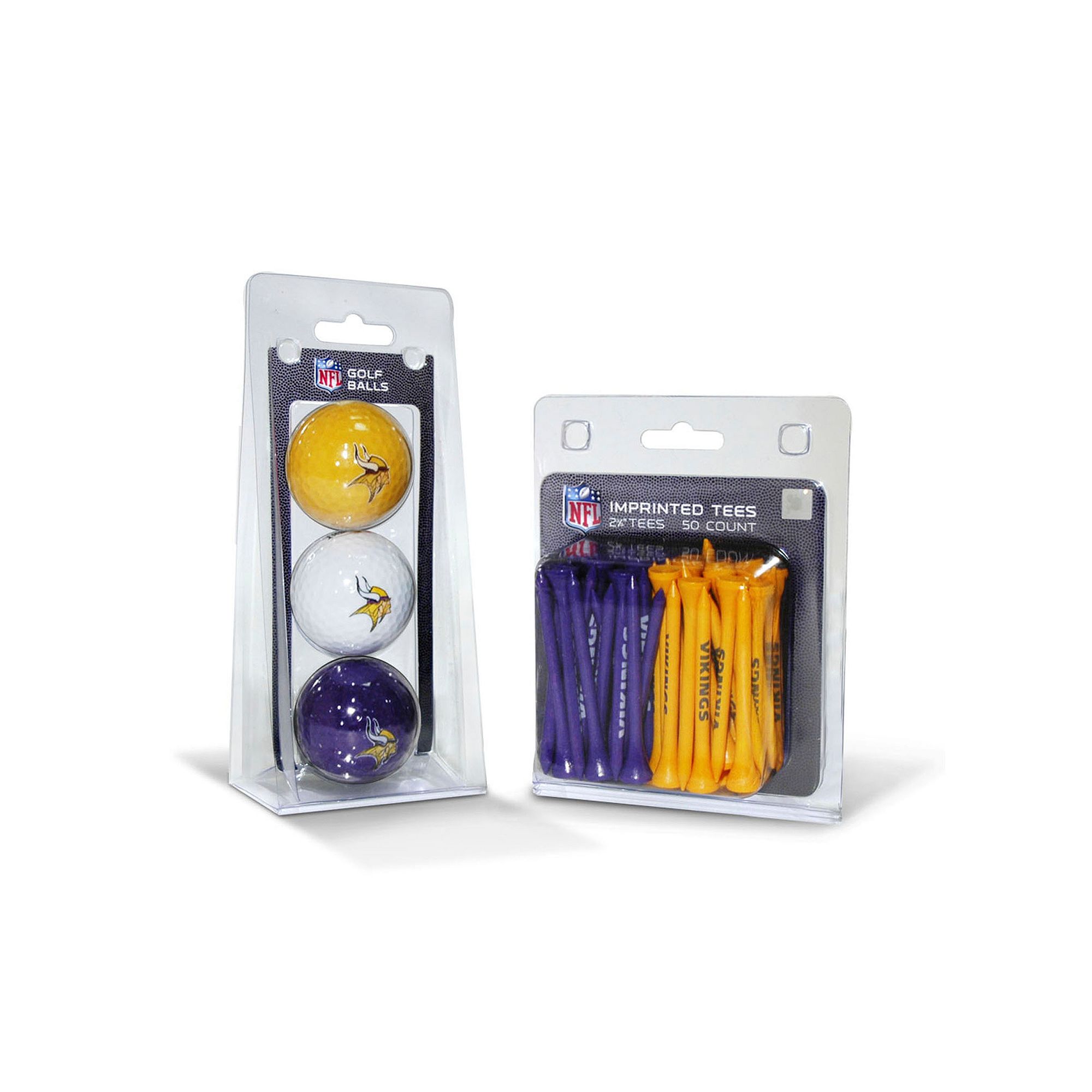 Team Golf Minnesota Vikings Ball & Tee Set