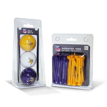 Team Golf Minnesota Vikings Ball & Tee Set