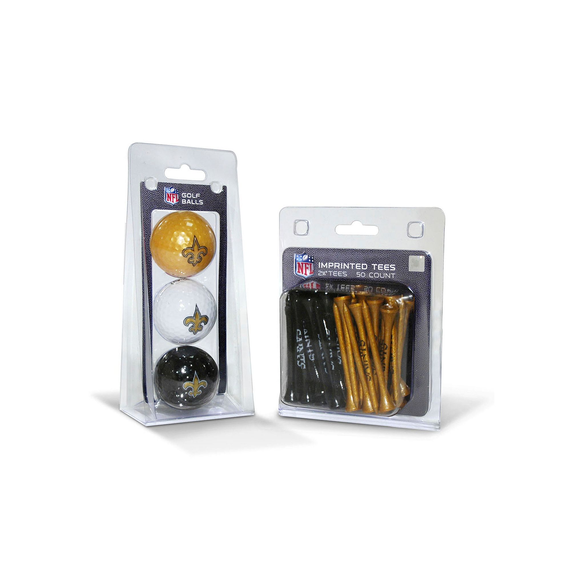 Team Golf New Orleans Saints Ball & Tee Set