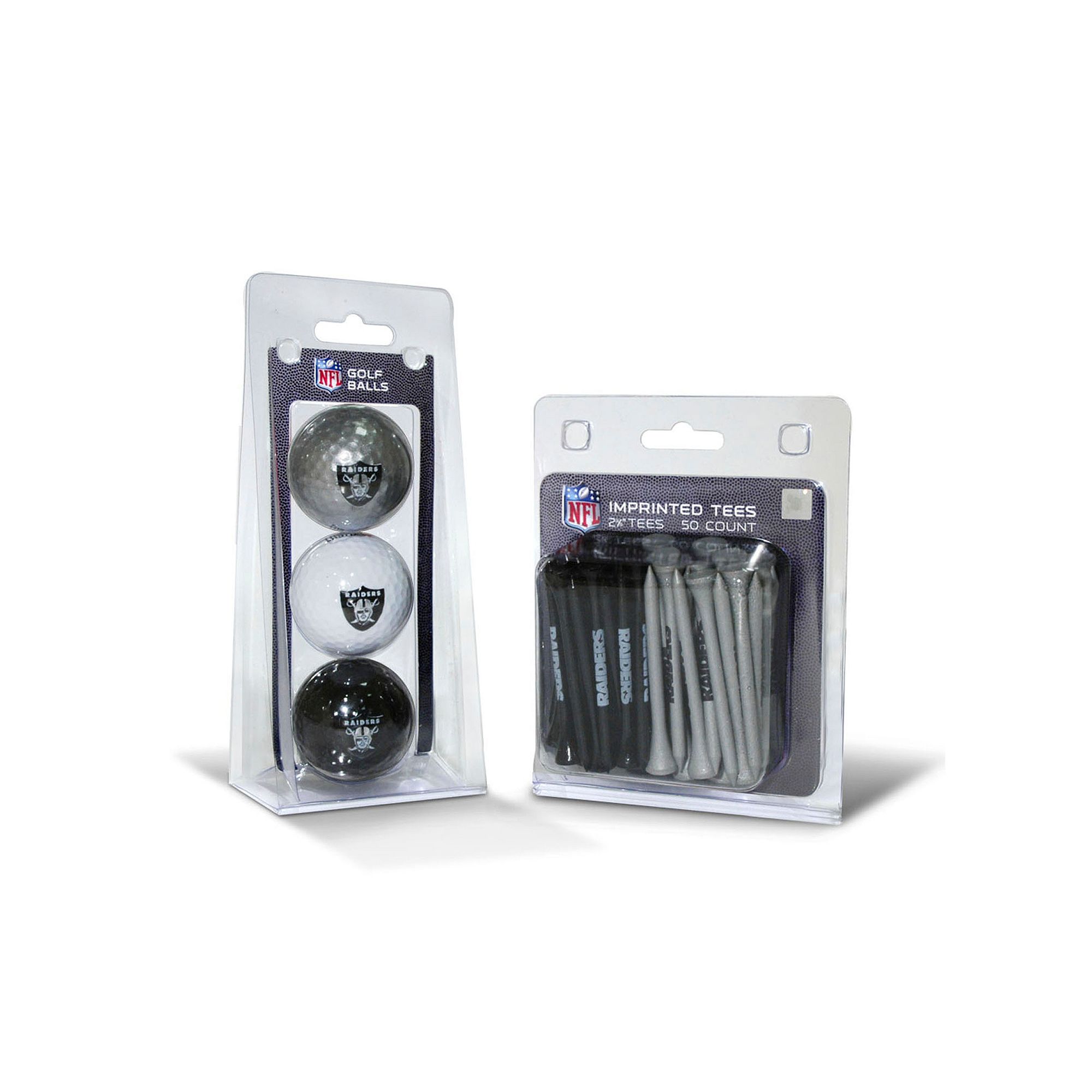 Team Golf Oakland Raiders Ball & Tee Set