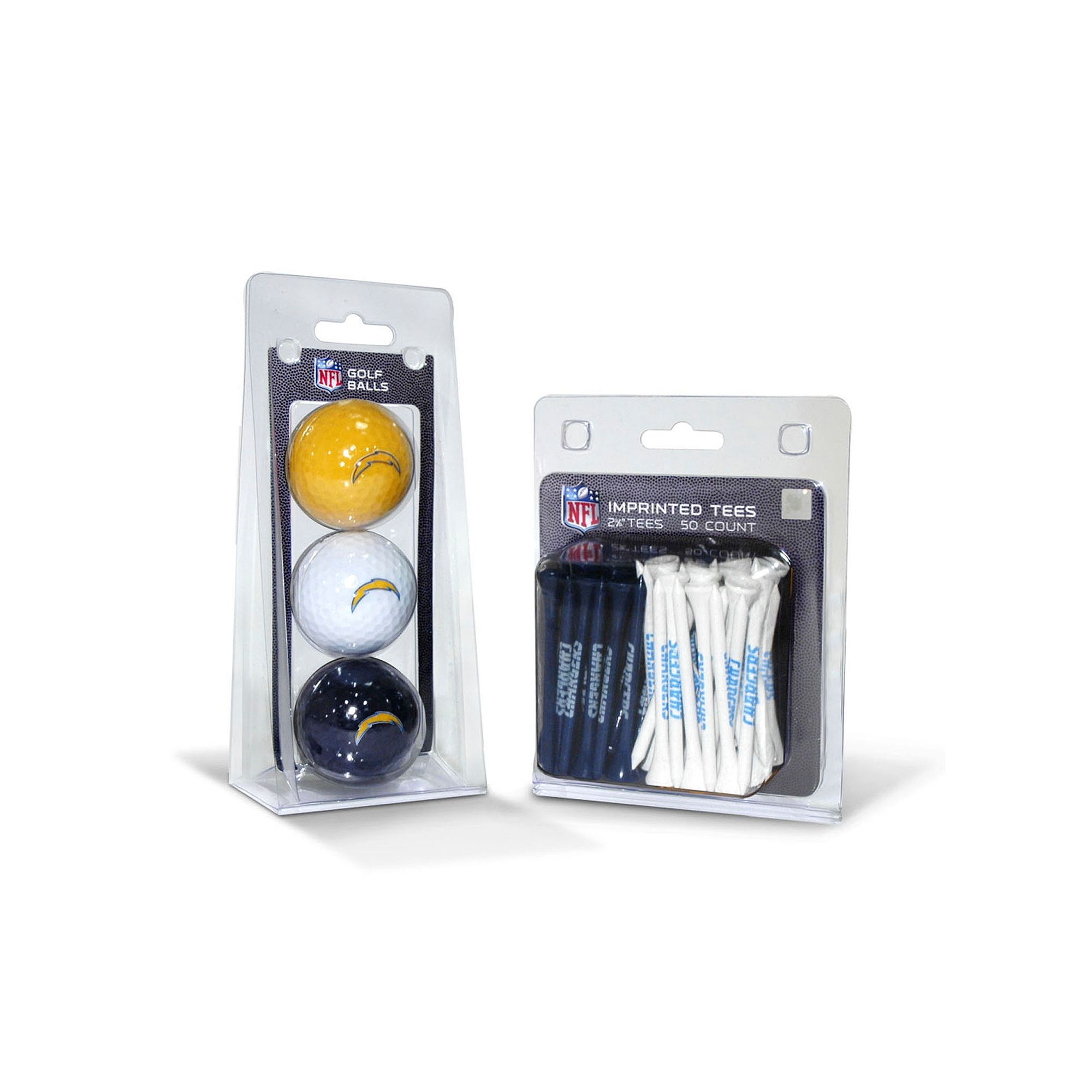 Team Golf San Diego Chargers Ball & Tee Set