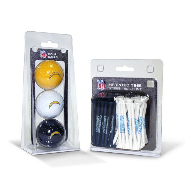 Team Golf San Diego Chargers Ball & Tee Set