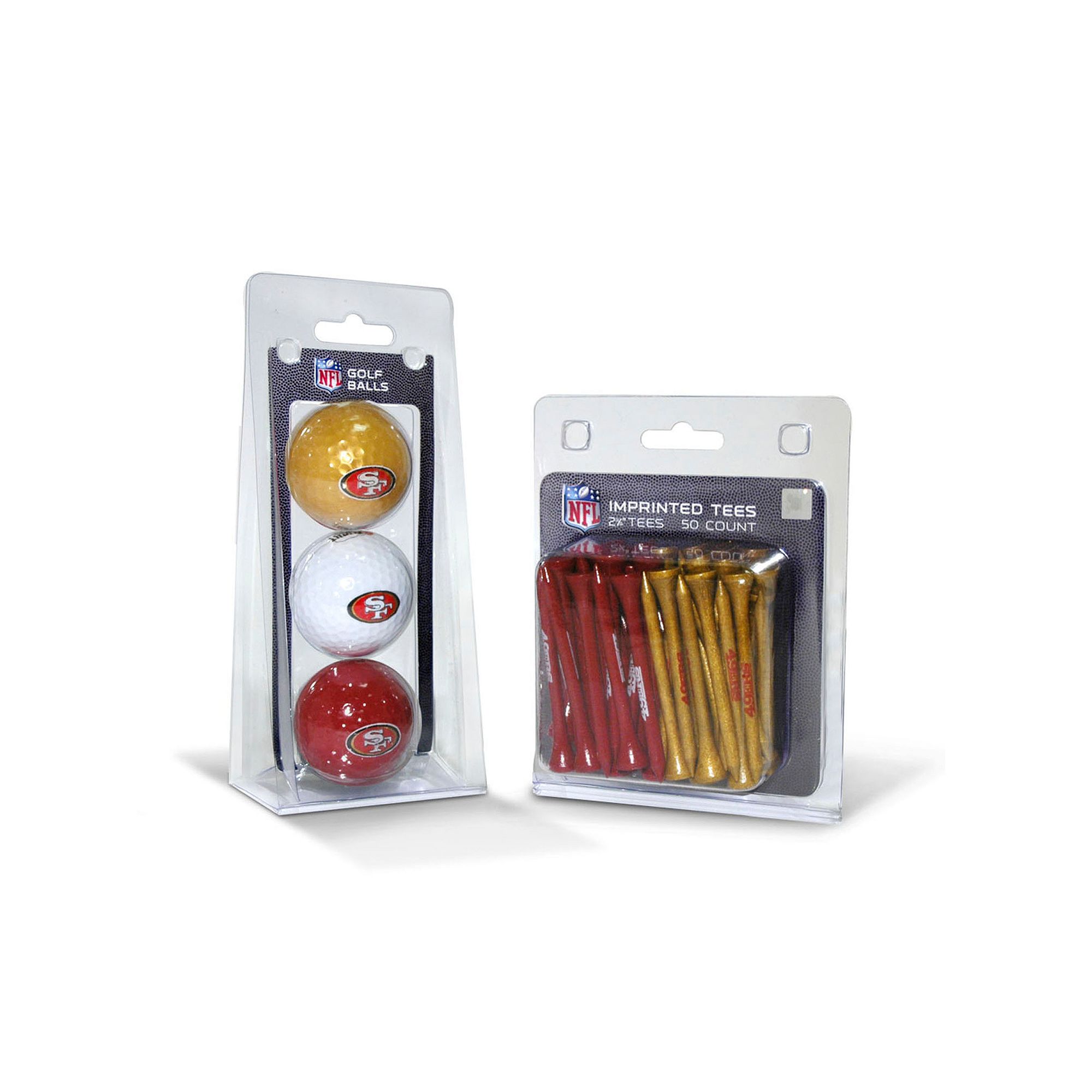 Team Golf San Francisco 49ers Ball & Tee Set