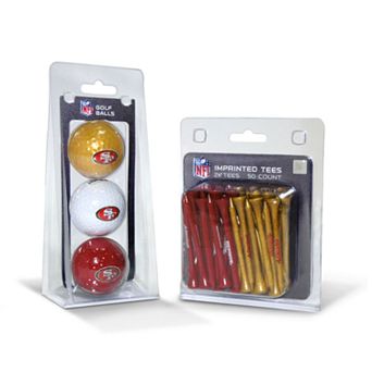 Team Golf San Francisco 49ers Ball & Tee Set