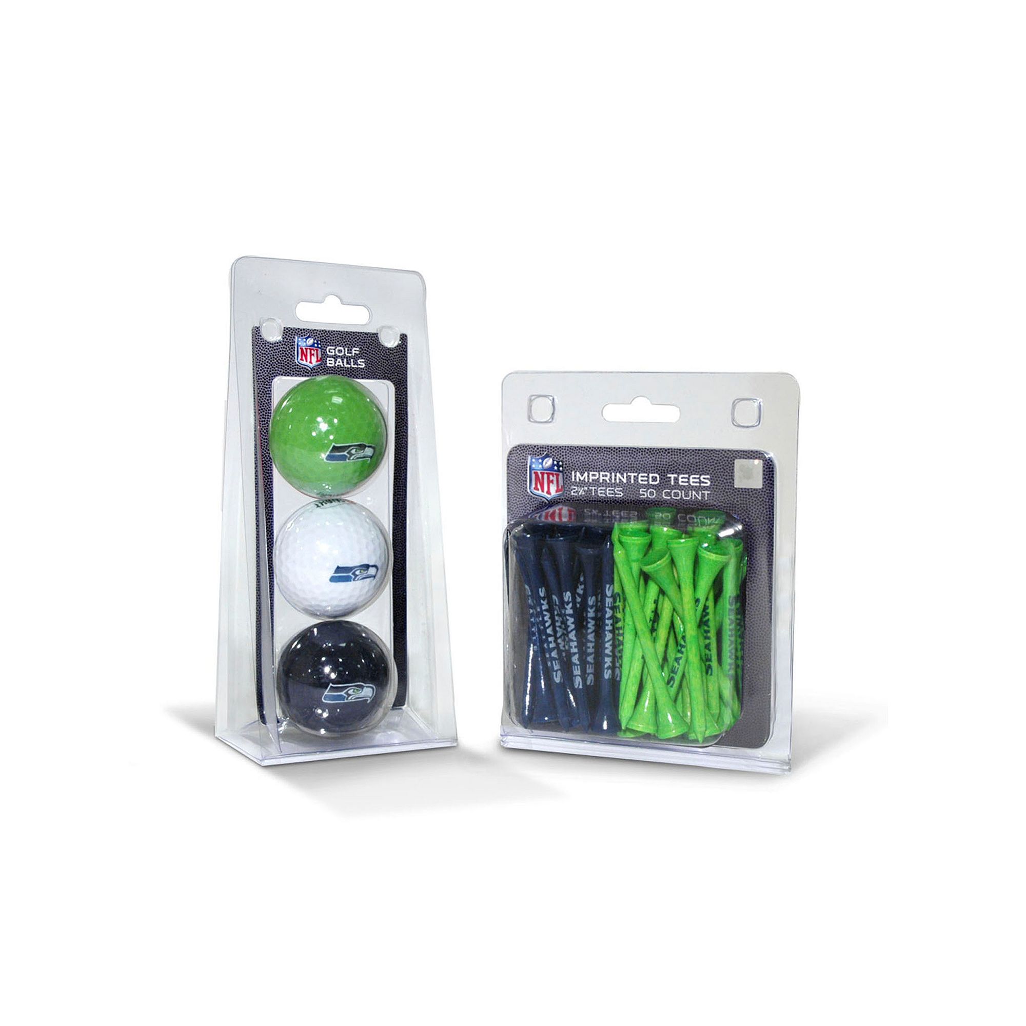 Team Golf Seattle Seahawks Ball & Tee Set
