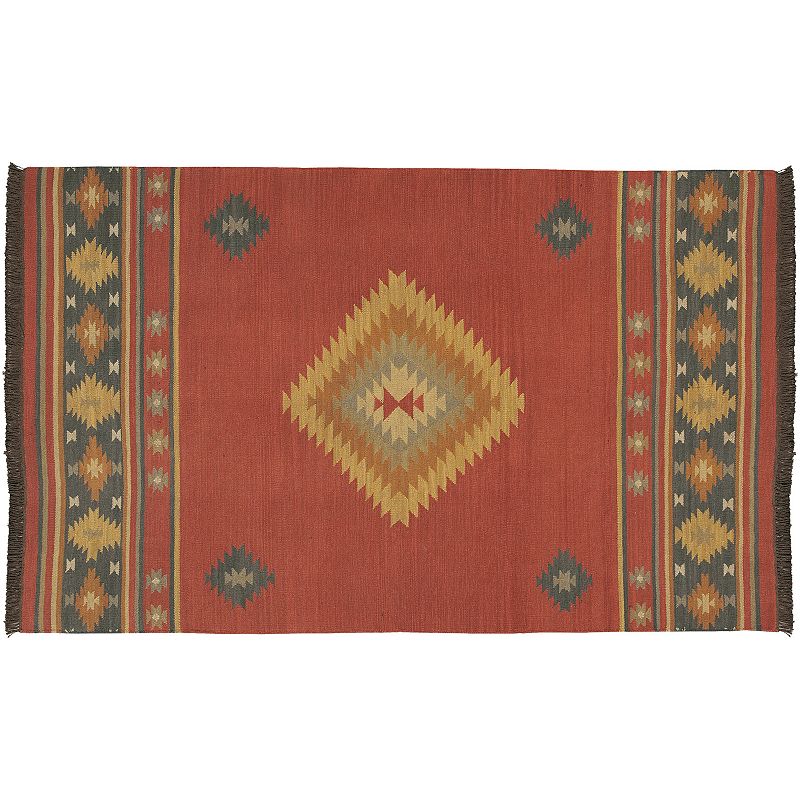 Artisan Weaver Tahlequah Rug, Red, 8X11 Ft