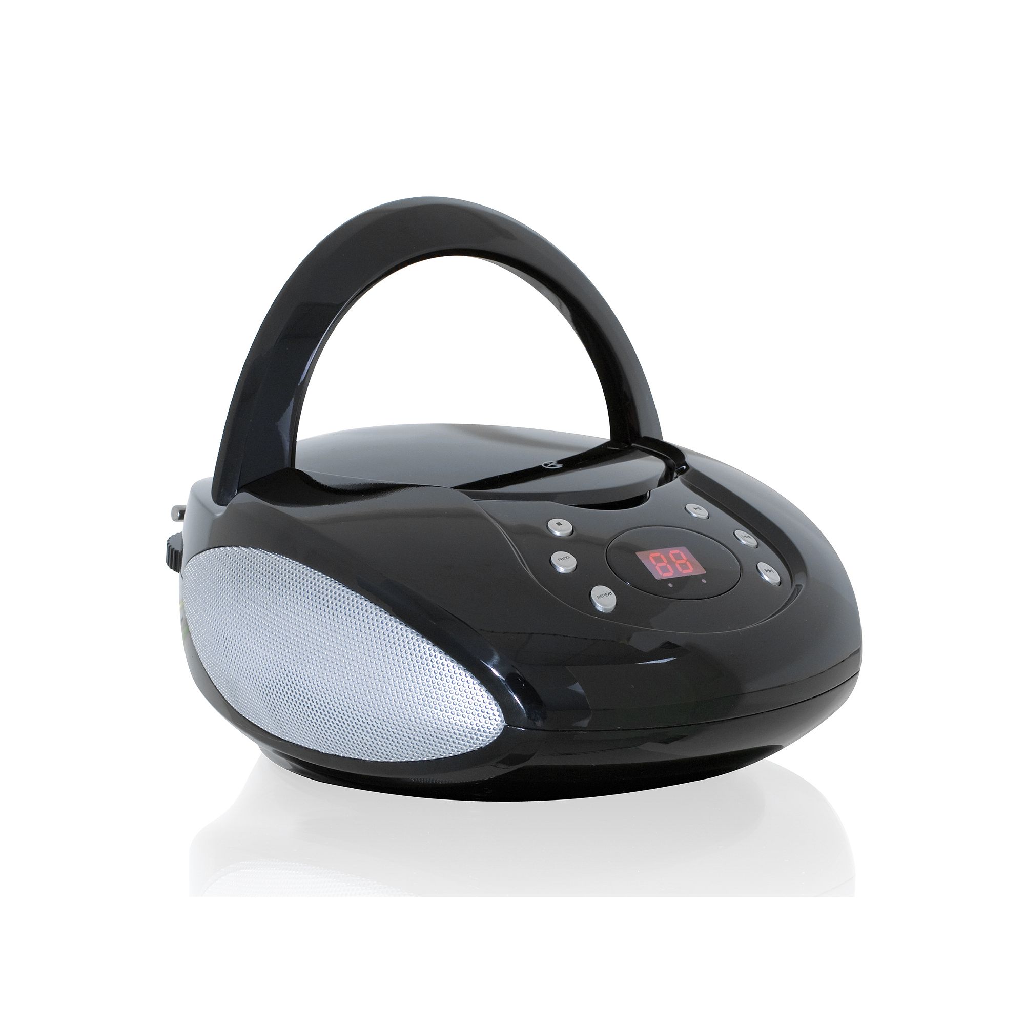 GPX CD Boombox Radio, Black