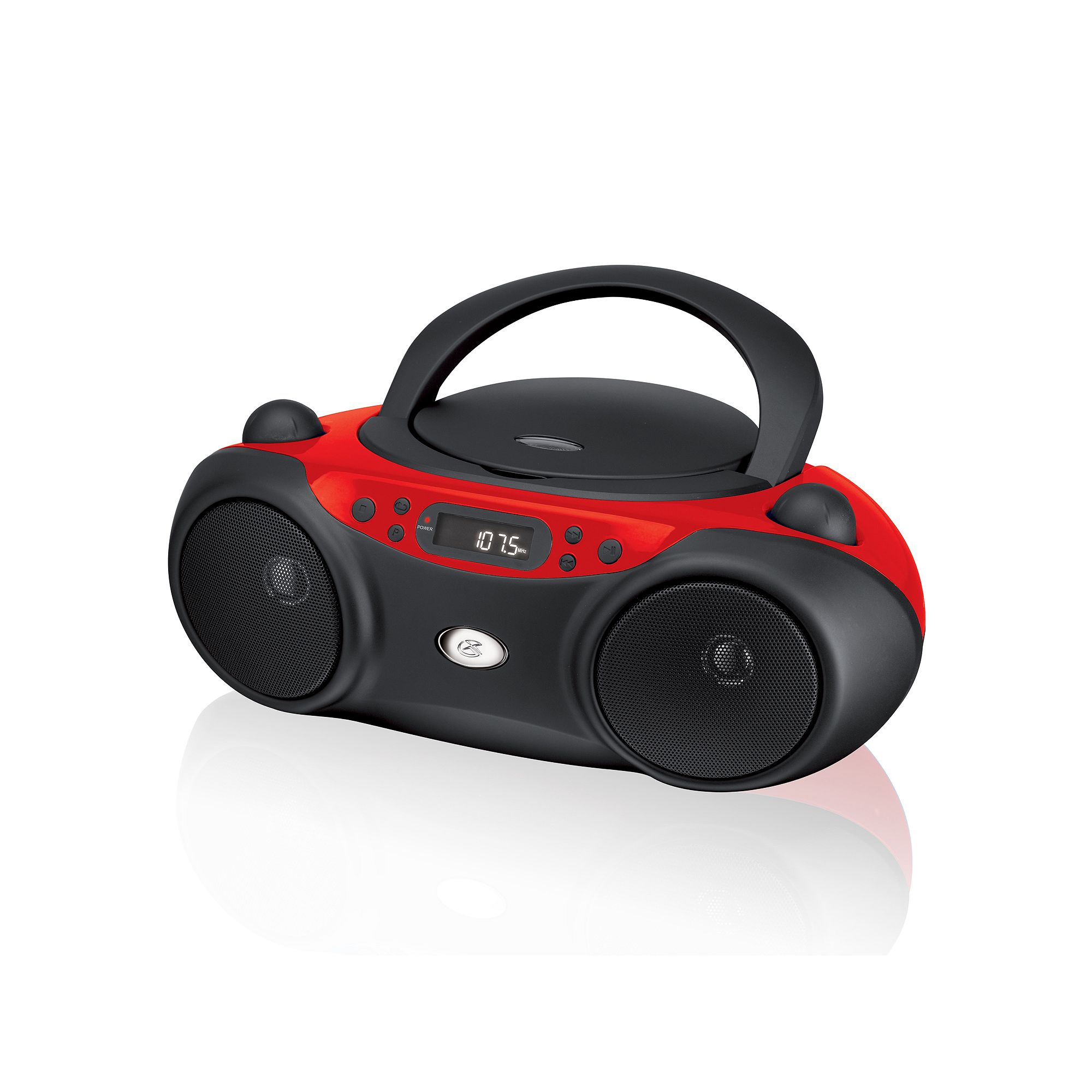 GPX CD Red Boombox Radio