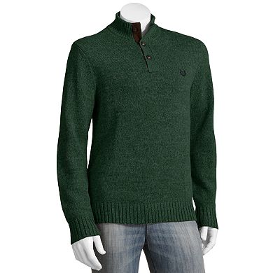 Chaps Solid Mockneck Sweater